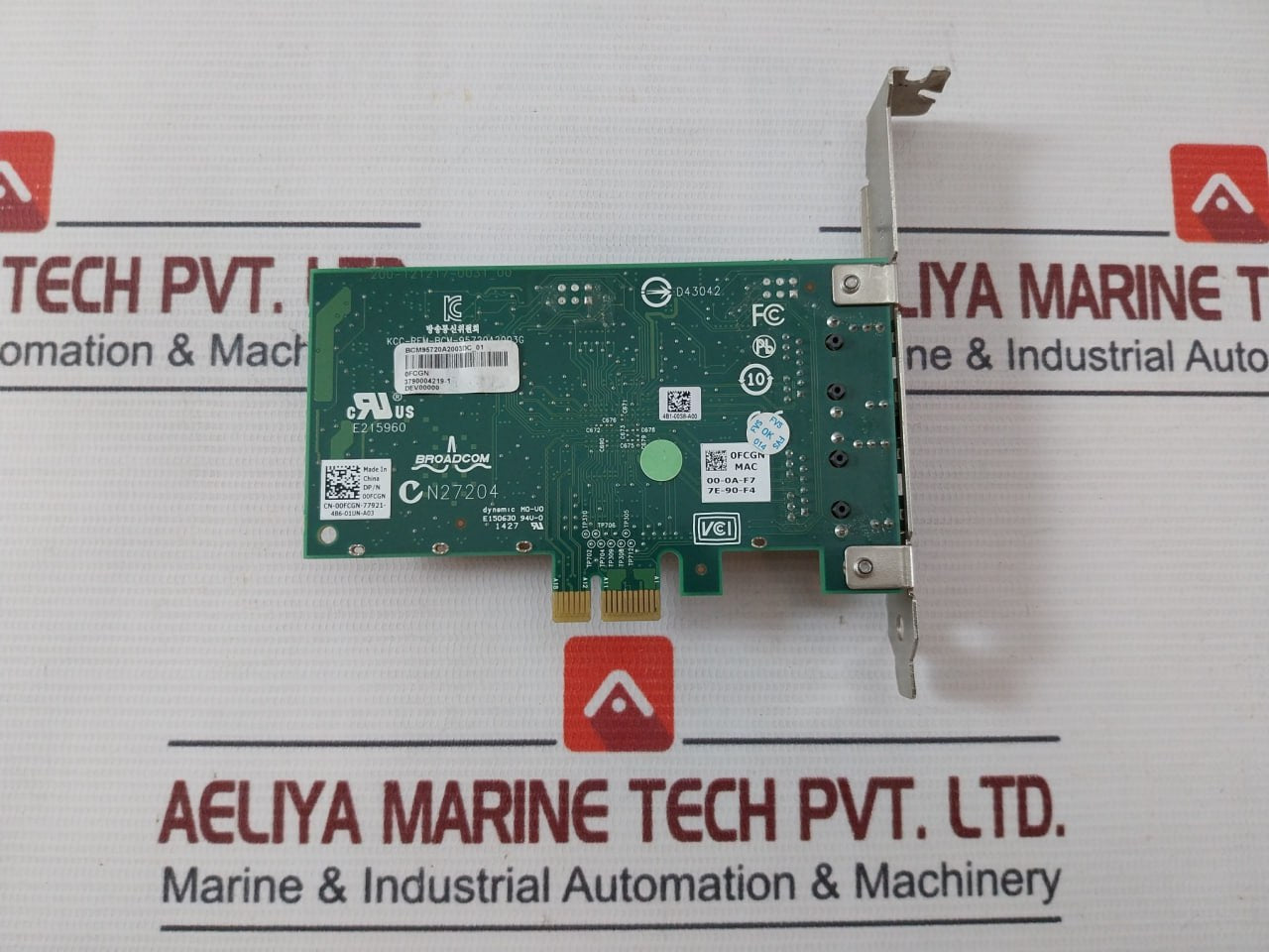 Dell 00Fcgn Full Height Dual Port Nic Card 94V