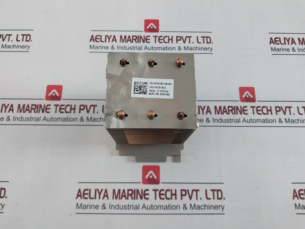 Dell 0Kw180 Cpu Cooling Heatsink Cn-0Kw180-68282-243-001B-a01