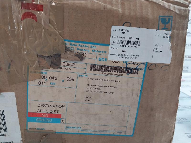 DELL 2001FP Color Monitor With Ac/dc Adapter CACC43111351, 20V, 4.5A