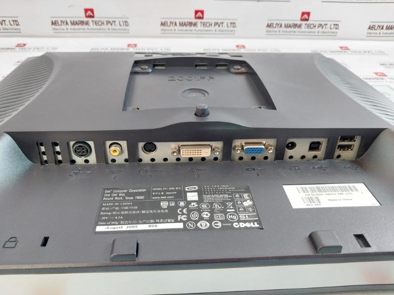 DELL 2001FP Color Monitor With Ac/dc Adapter CACC43111351, 20V, 4.5A