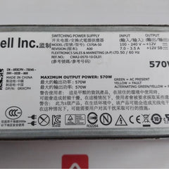 Dell C570A-s0 Switching Power Supply 0Rxcph Revision: A00 100-240V 570W 7.0-3.5A