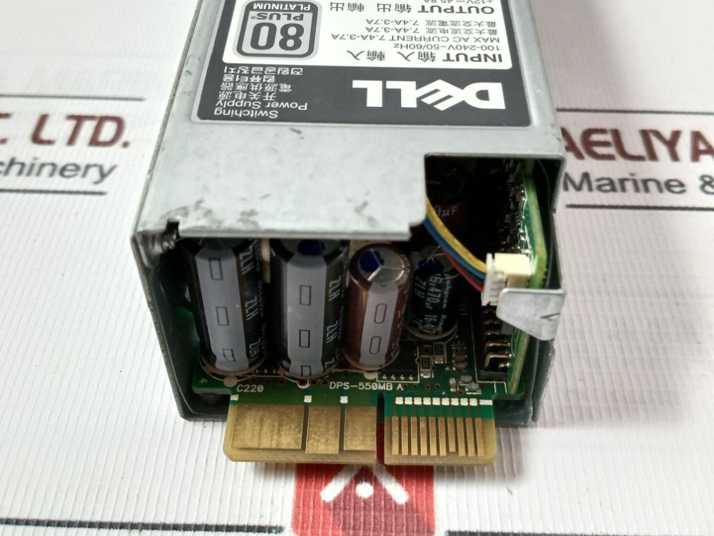 Dell D550E-s0 Switching Power Supply Kcc-rem-dvp-d550E-s0 Rev: A02 100-240V 550W
