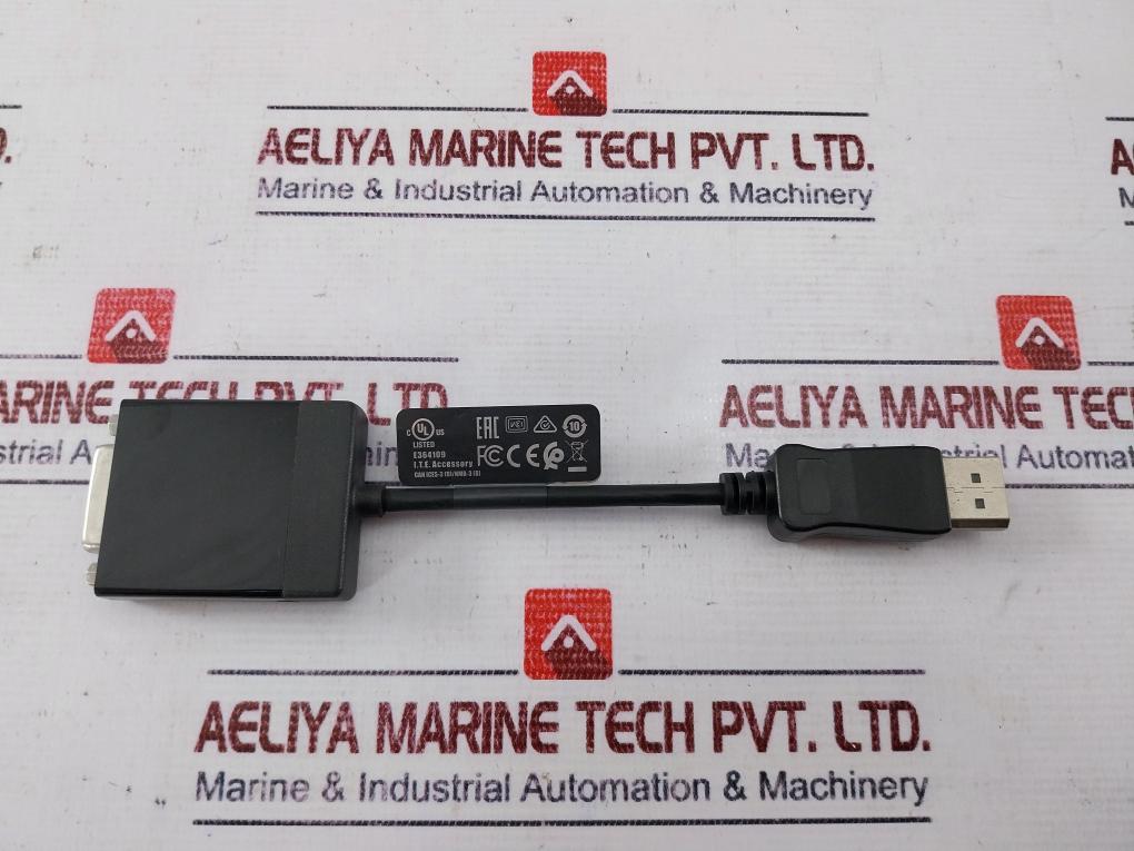 Dell DANARBC084 Displayport To Dvi (Single-link) Adapter Rev: A02