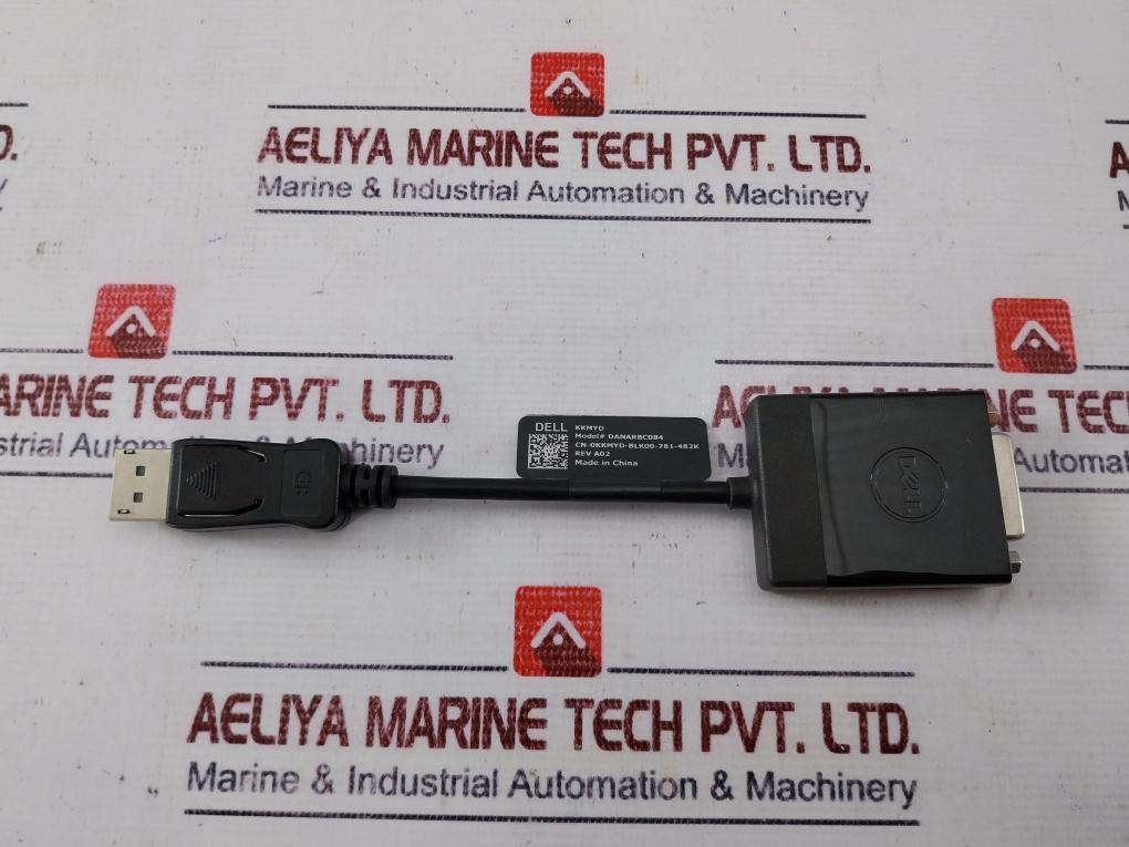 Dell DANARBC084 Displayport To Dvi (Single-link) Adapter Rev: A02