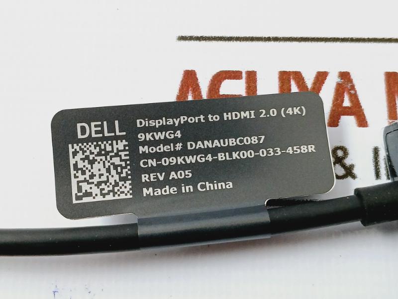 Dell Danaubc087 Displayport To Hdmi 2.0 Adapter Rev A05