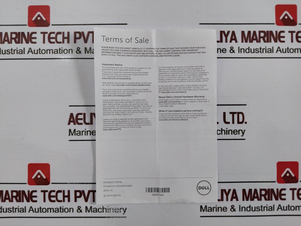 Dell Danaubc087 Displayport To Hdmi 2.0 (4K) Converter/Adapter 0C4Xg7A01 , E364109