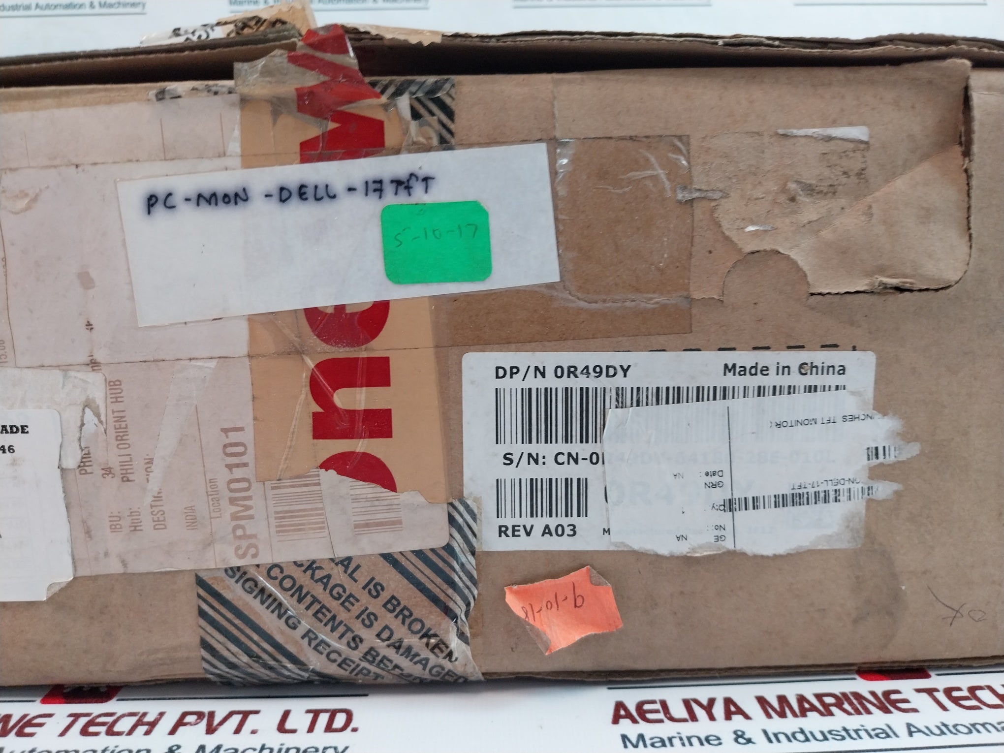 Dell E170Sc Lcd Monitor Kit Pc-mon-dell-17-tft 100-240V~ 50/60Hz 1.6A Rev: A03