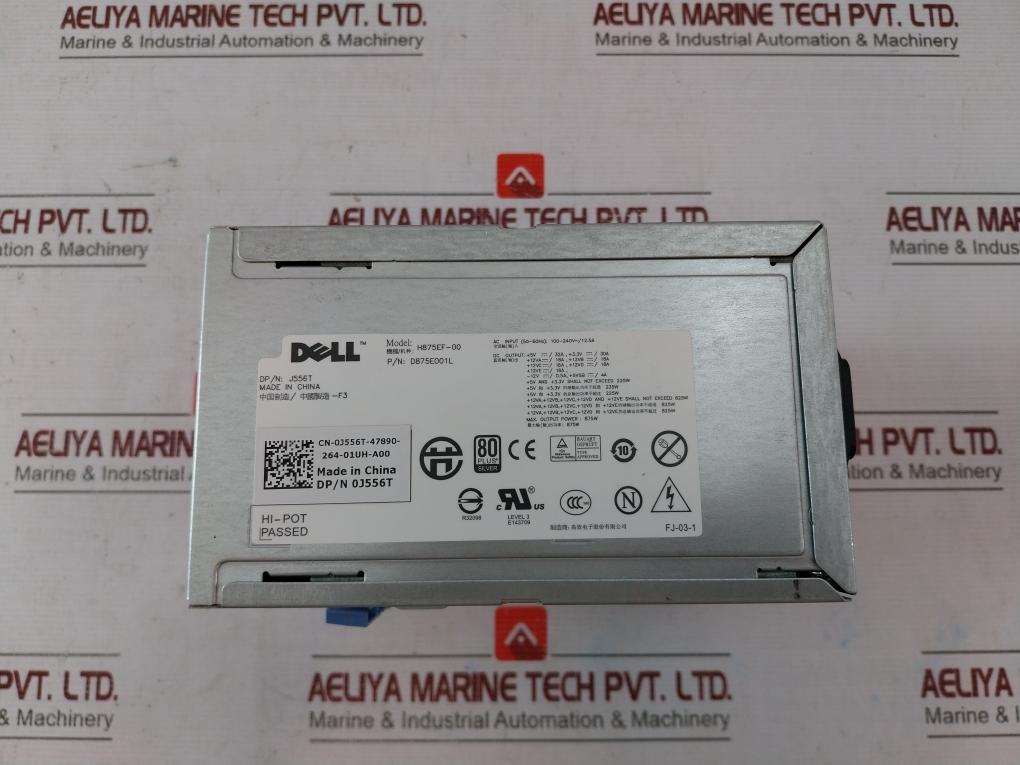 Dell H875Ef-00 Smps Switching Mode Power Supply D875E001L 100-240V-/12.5A E14370