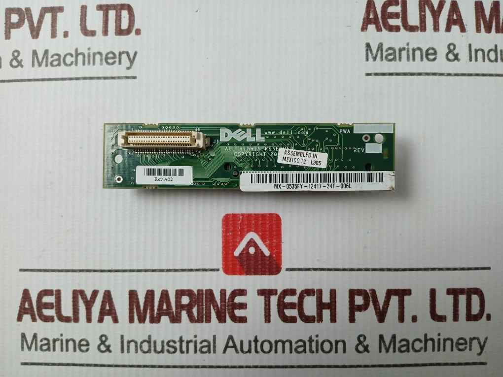 Dell Mx-0535Fy-12417-34T-006L Poweredge Cd/Floppy Drive Interposer Board 94V