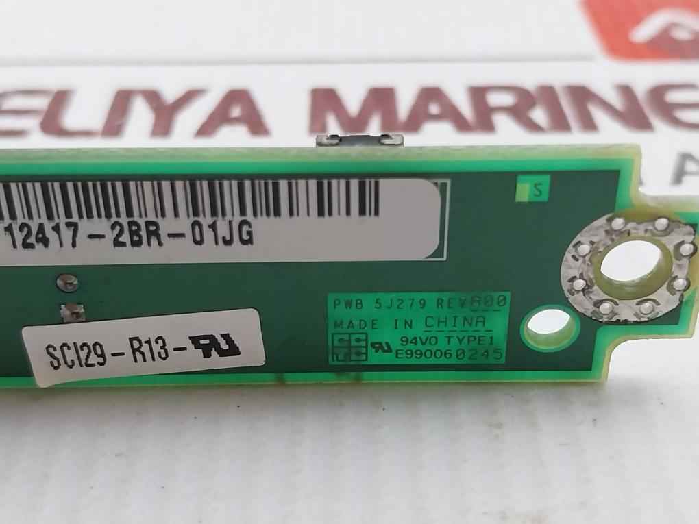 Dell Mx-09k351-12417-2br-01jg Control Panel Pcb With Cable 300v/sci29-r13