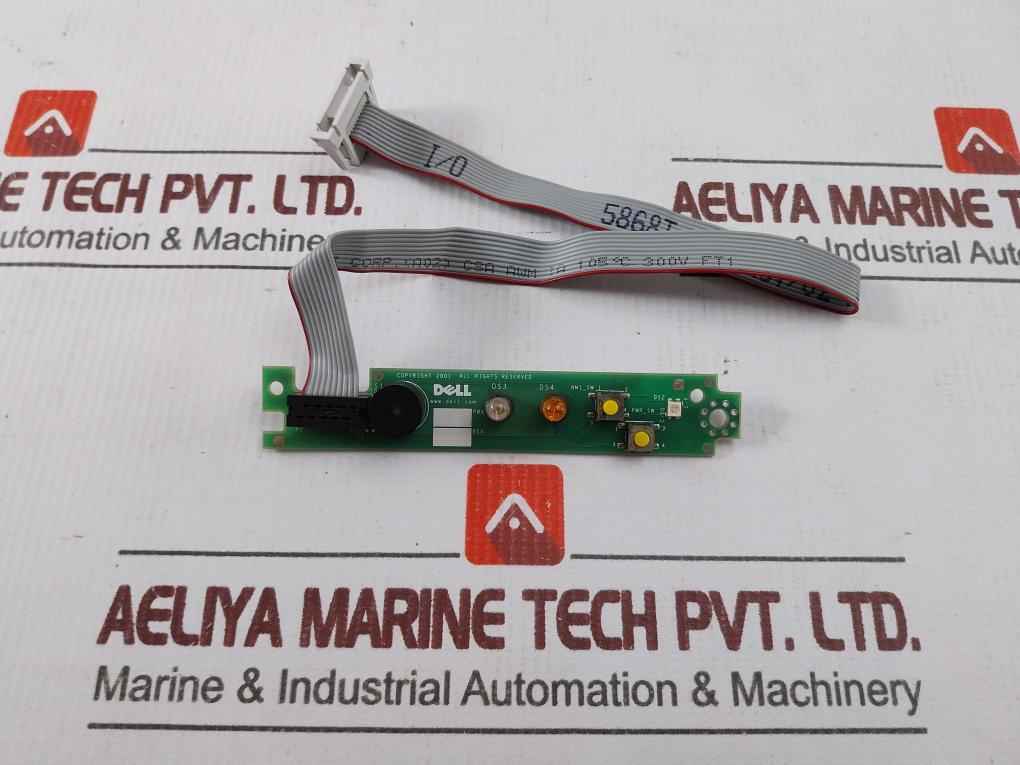 Dell Mx-09k351-12417-2br-01jg Control Panel Pcb With Cable 300v/sci29-r13
