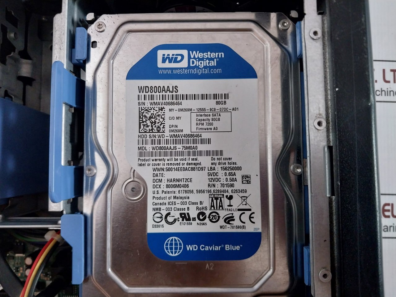 Dell Optiplex 7010 Mini-tower Desktop Computer 100-240 V~ 4.4A 50/60Hz