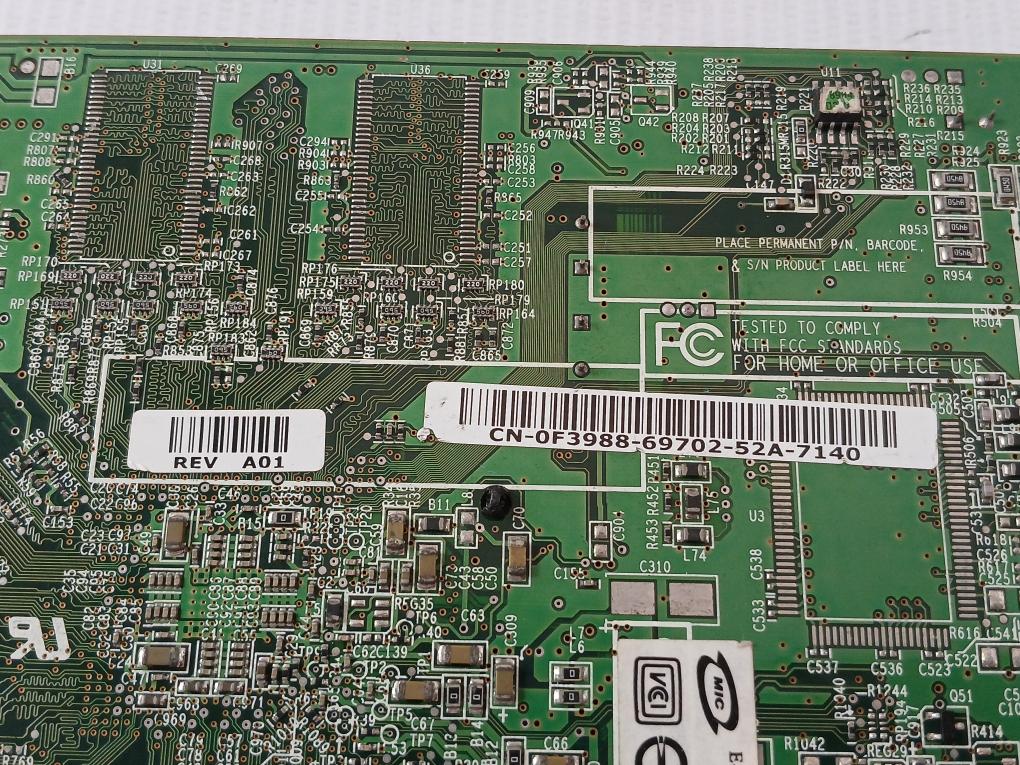 Dell Pci-express Graphics Car Rev-a01 Part No 109-a33400-00