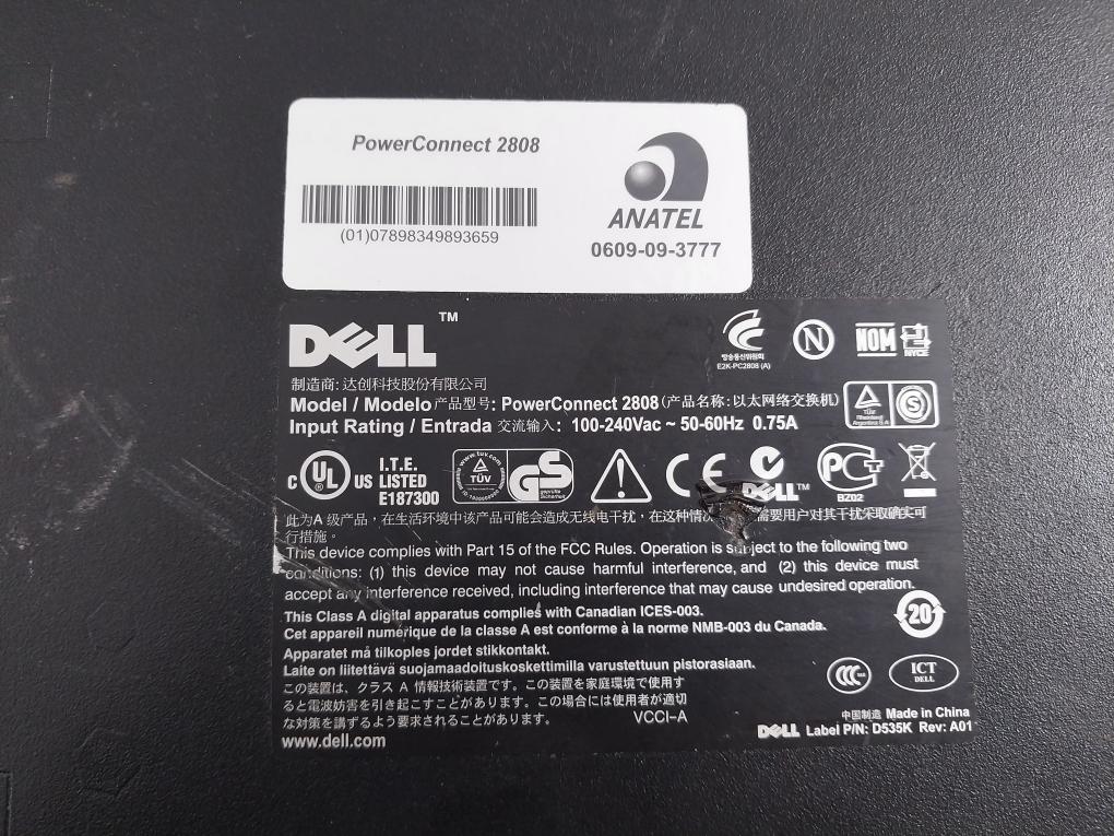 Dell PowerConnect 2808 8-Port Ethernet Switch