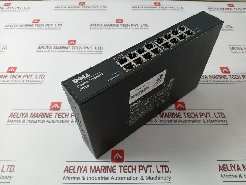 Dell Powerconnect 2816 Ethernet Network Switch 100-240Vac 50-60Hz 0.75A
