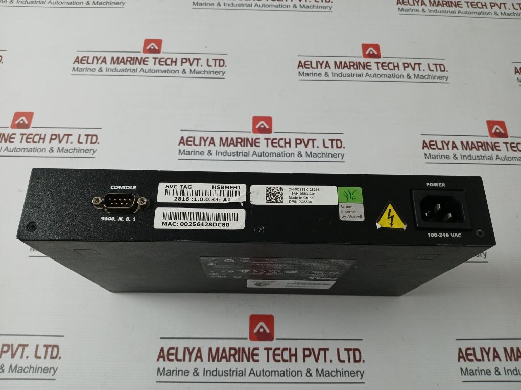 Dell Powerconnect 2816 Ethernet Network Switch 100-240Vac 50-60Hz 0.75A