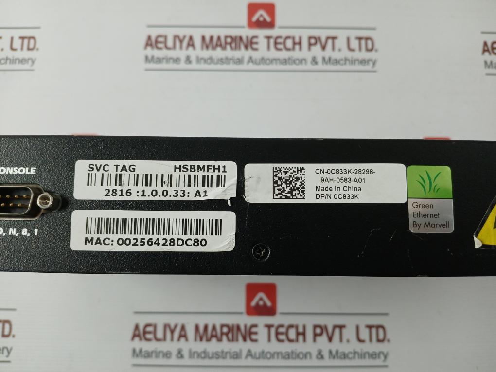 Dell Powerconnect 2816 Ethernet Network Switch 100-240Vac 50-60Hz 0.75A