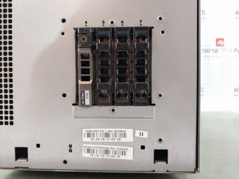 Dell Poweredge T610 Tower Server St9146852Ss 146 Gb 15,000 Rpm Sas 6 Gbps