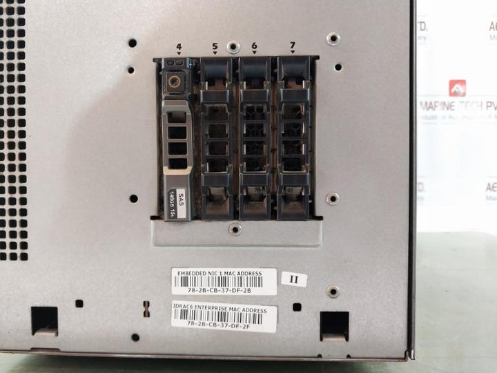 Dell Poweredge T610 Tower Server St9146852Ss 146 Gb 15,000 Rpm Sas 6 Gbps