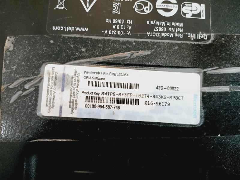 Dell Precision T5500 Workstation 51154290-500 Dcta 320Gb 100-240V 12.0A 50/60Hz