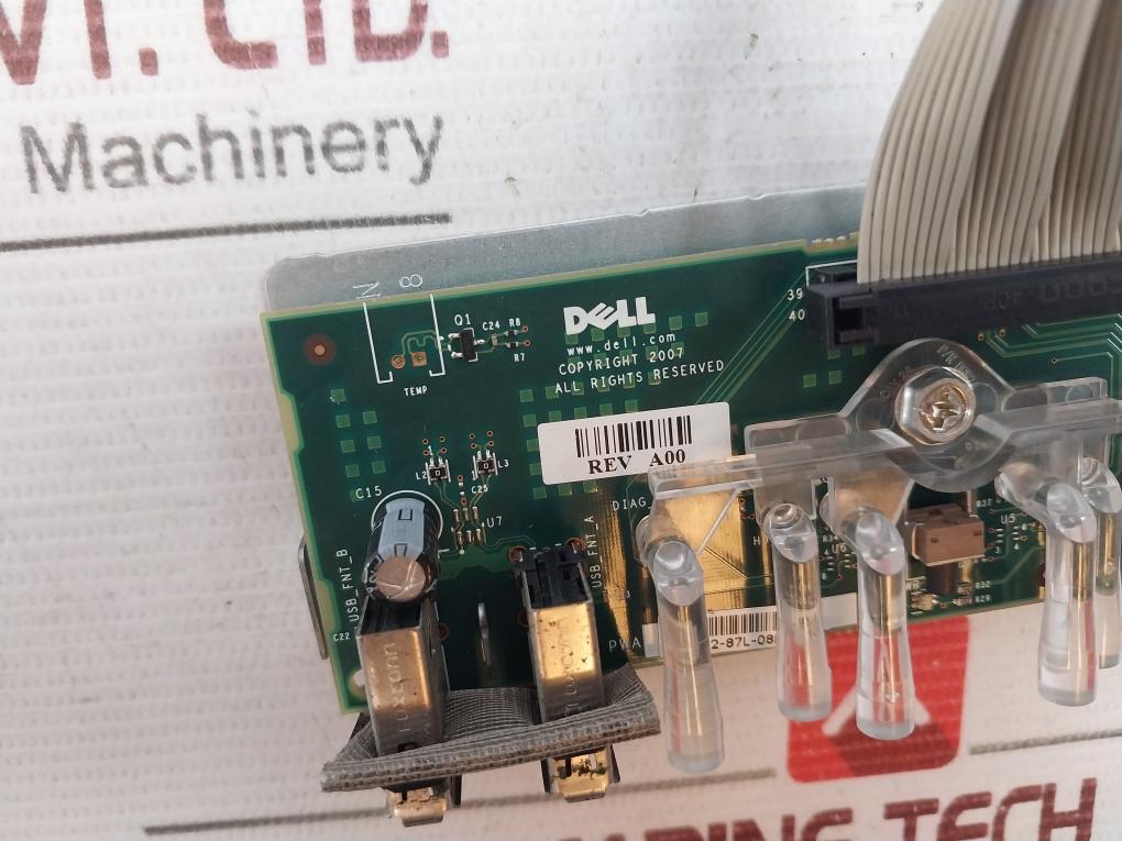 Dell Pwb Hu391 Power Board For I/O Front Panel 94V-0 Bti Xt029