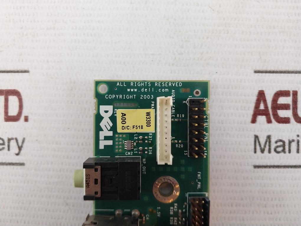 Dell Pwb T3494 Front Audio Panel Pcb Module F518 Rev: A00 105 C 300V