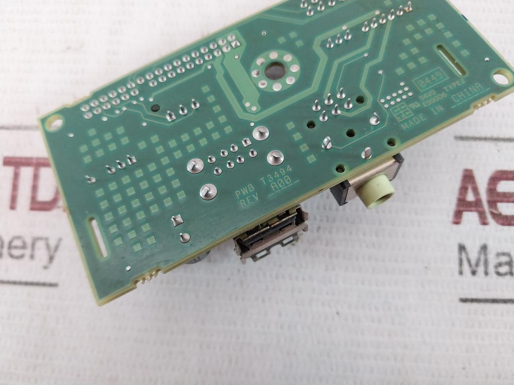 Dell Pwb T3494 Front Audio Panel Pcb Module F518 Rev: A00 105 C 300V