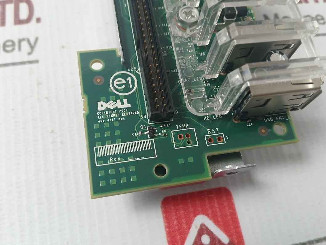 Dell Pwb Xw059 I/O Panel Usb Audio Board
