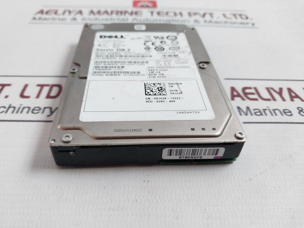 Dell St9146852Ss Hard Drive Savvio 15K.2 9Fu066-150 146 Gb Sas 6 Gbps Rpm 15K