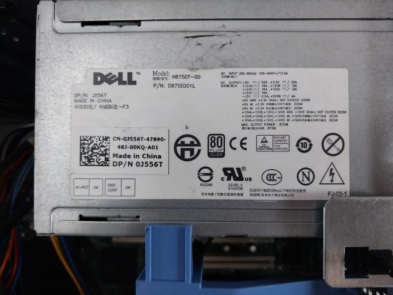 Dell T5500 Workstation 100-240 V J556T H875Ef-00 D875E001L 7200 Rpm
