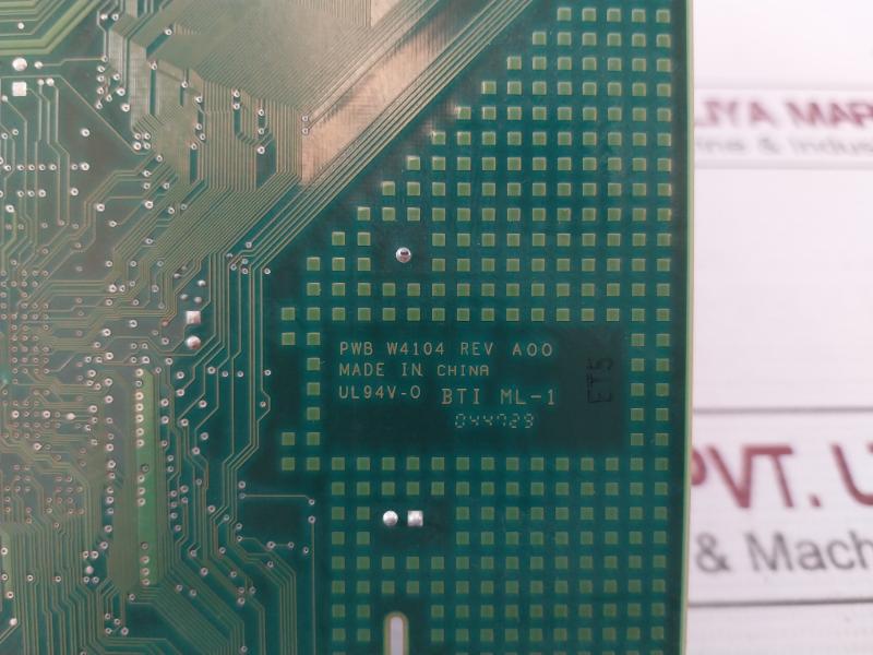 Dell W4104 Motherboard A00 Ul94V-0 E 219542 J6238