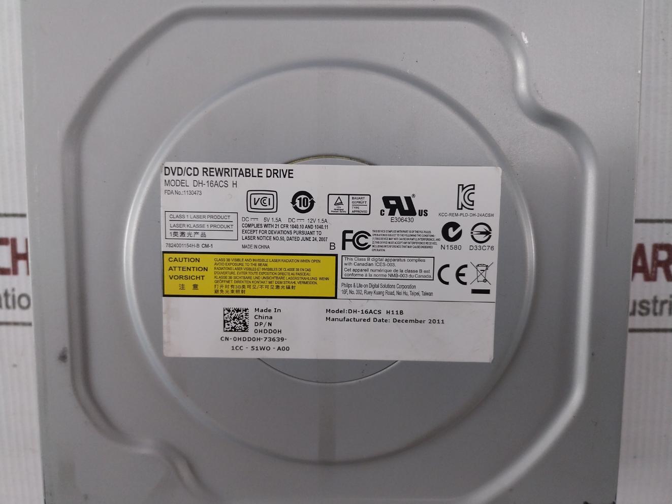 Dell Dh-16Acs H11B Dvd/Cd Rewritable Optical Drive
