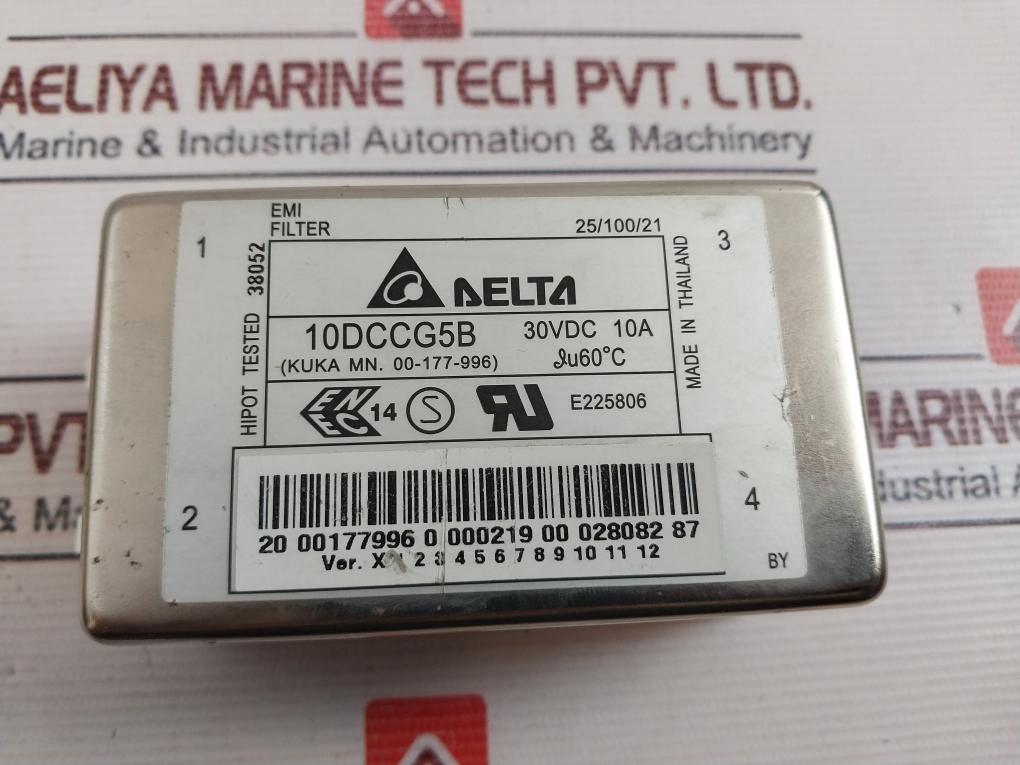 Delta 10Dccg5B Emi Filter 10A 30Vdc