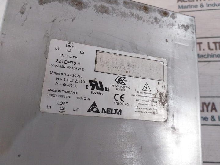 Delta 32Tdrt2-1 Emi Filter 480V