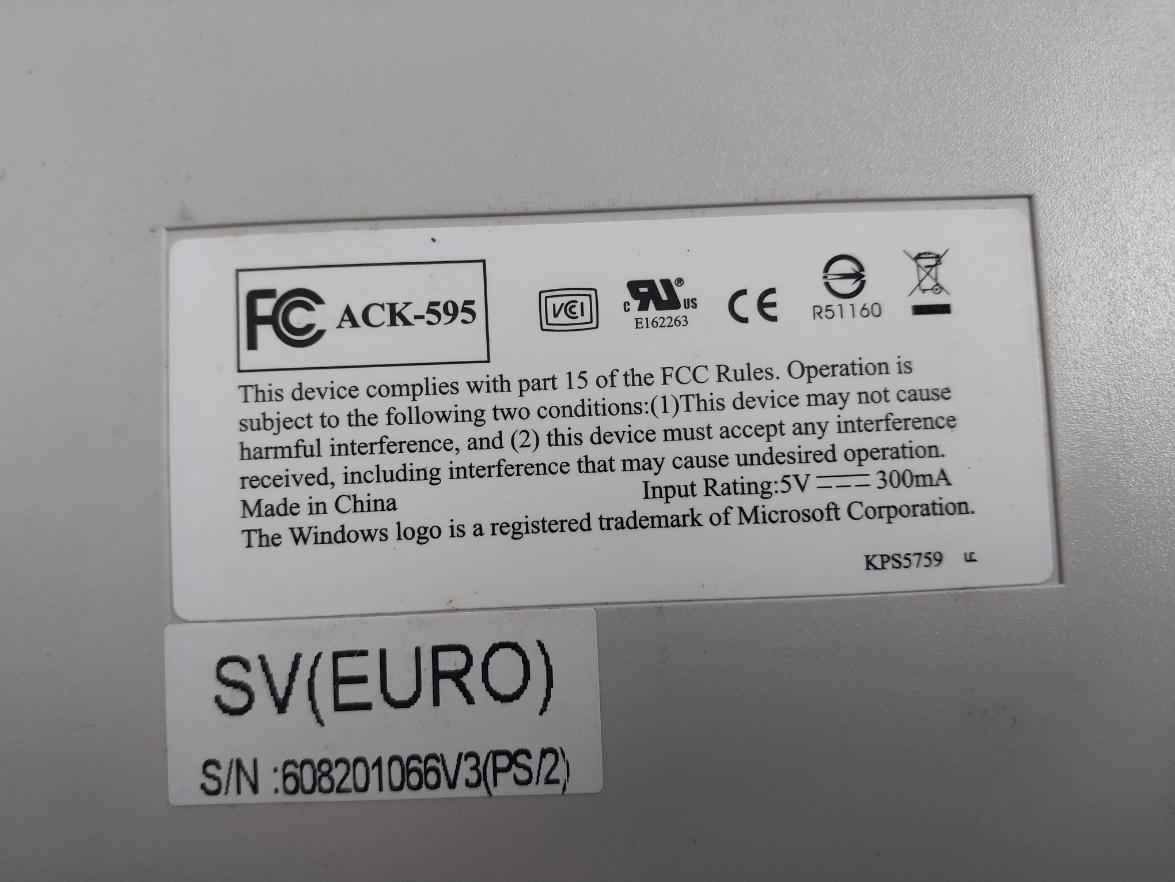 Delta Ack-595 Compact Mini Keyboard