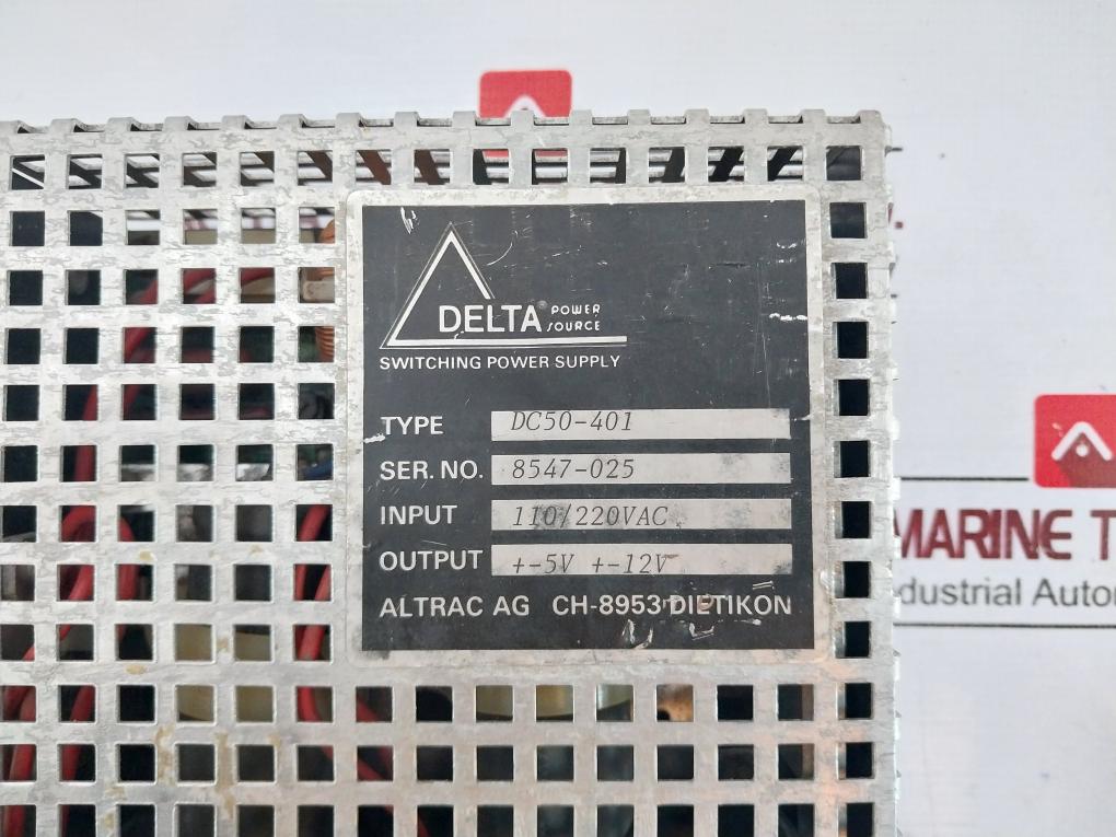 Delta Power Source DC50-401 Switching Power Supply Unit 110/220VAC