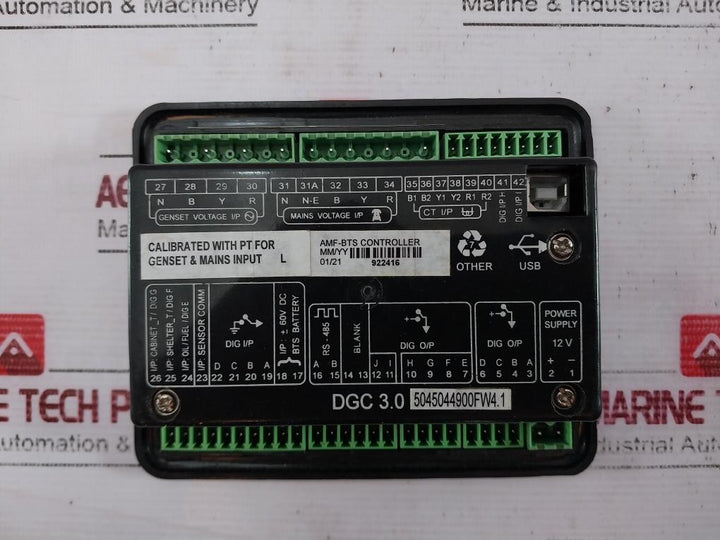 Delta Dgc 3.0 Amf-bts Controller 12V 60V Dc Rs-485 Fw04