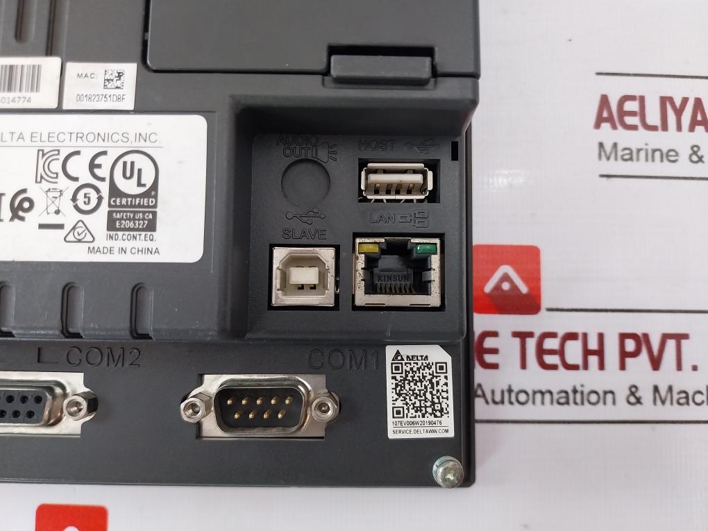 Delta Dop-107Ev Touch Panel Human Machine Interface, Dc 24V Class 2