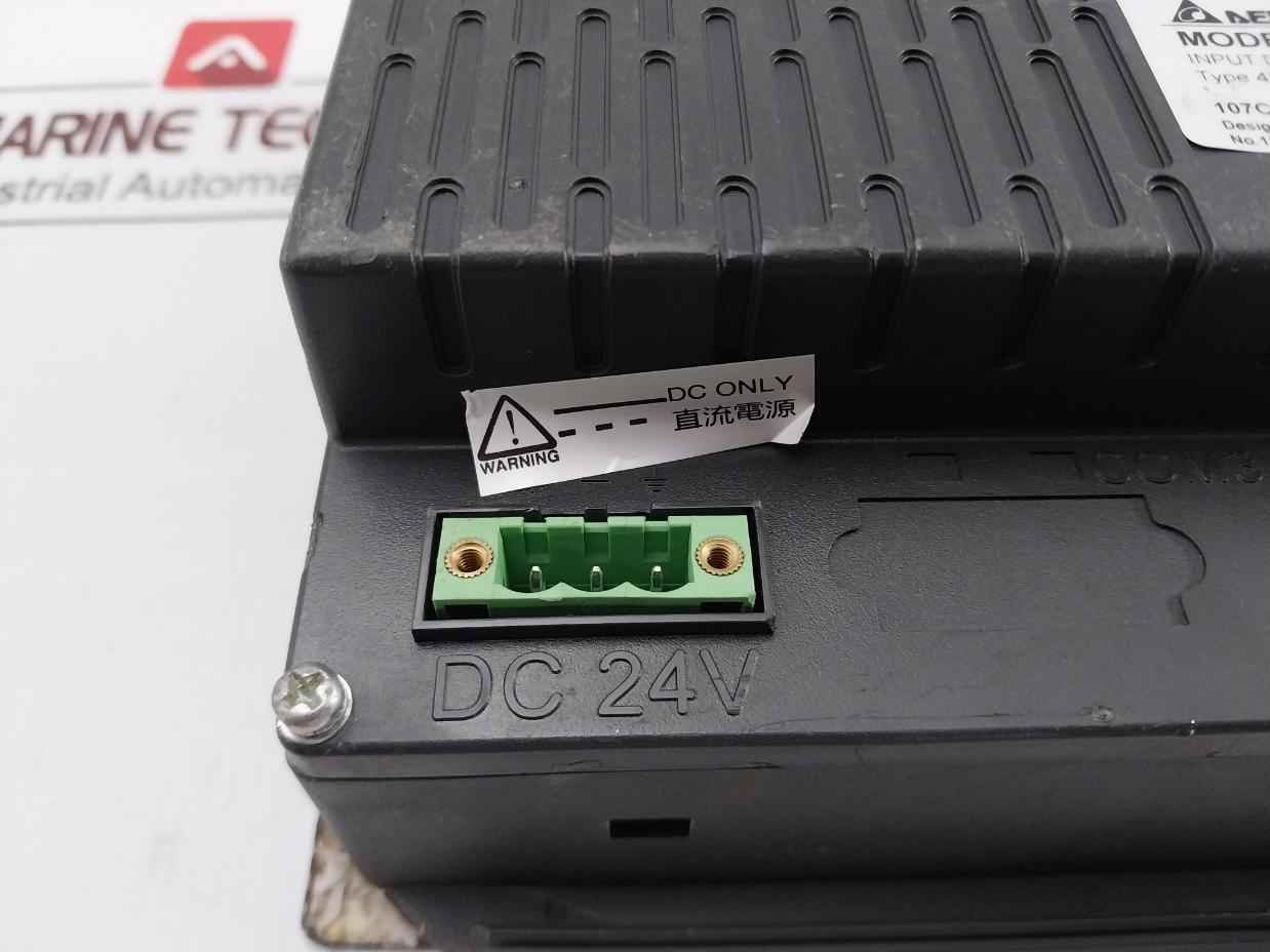 Delta Dop-107cv Human Machine Interface  Panel 24 Vdc 354 Ma (not Working)