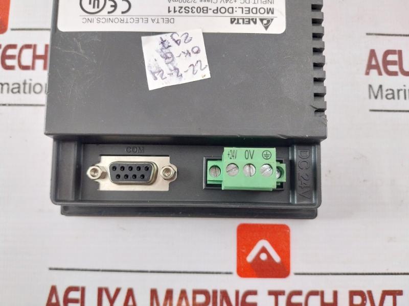 Delta Dop-b03S211 Hmi Touch Screen Display 24V Class 2 200Ma