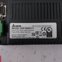 Delta Dop-b05S111 Hmi Touch Screen B05S1116W17380072 24V Dc 125Ma E206327