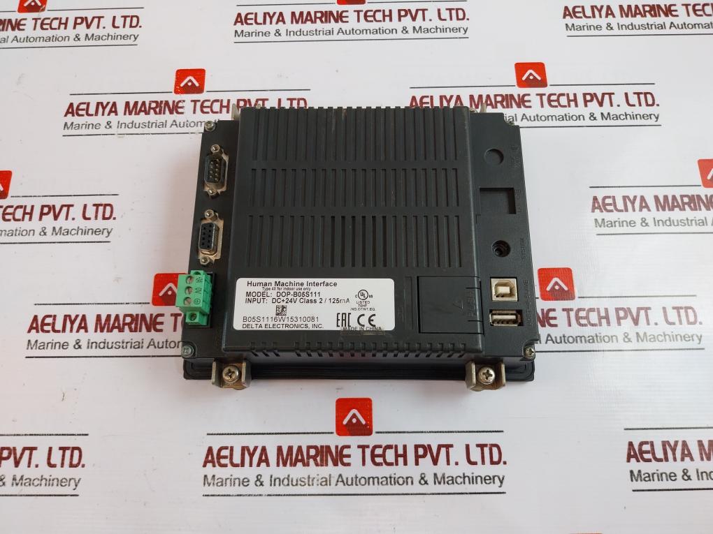 Delta Dop-b05S111 Human Machine Interface 24V Dc 125Ma
