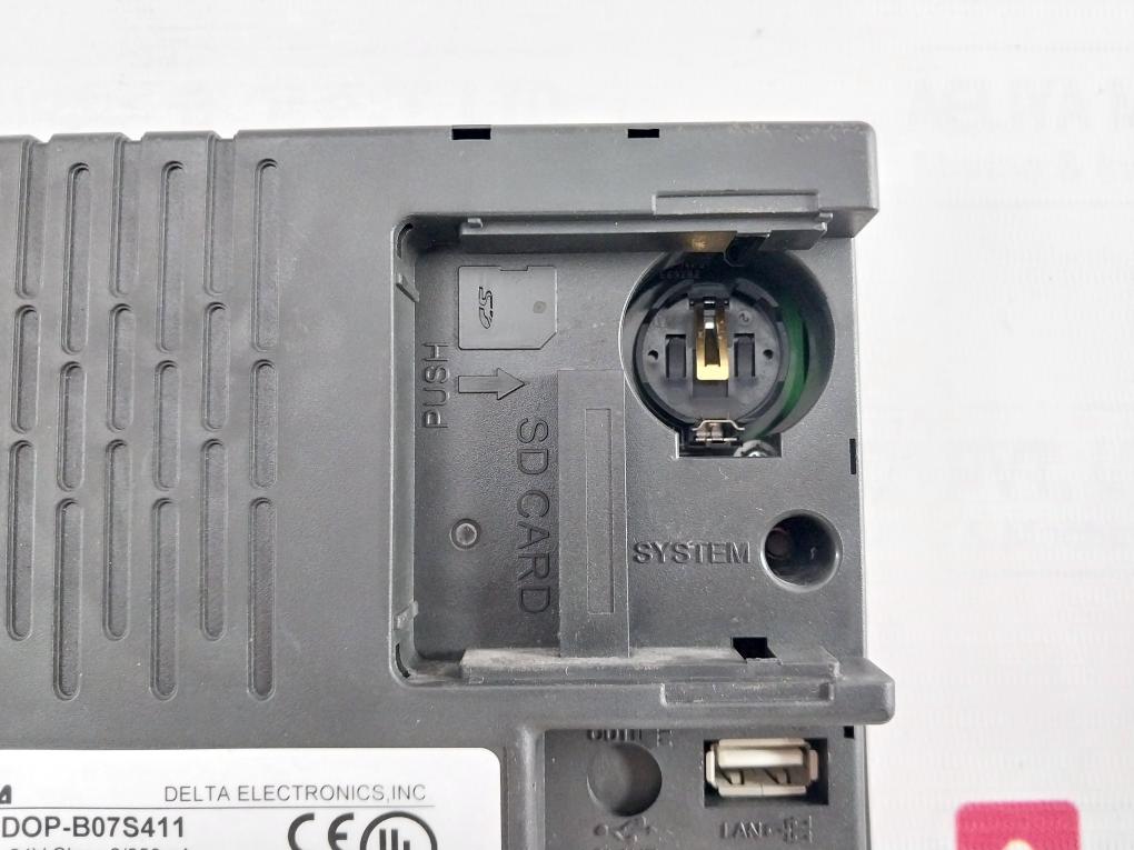 Delta Dop-b07S411 Touch Panel Hmi E206327 Dc +24V 2/250Ma