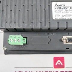 Delta Dop-b07S411 Touch Panel Hmi E206327 Dc +24V 2/250Ma