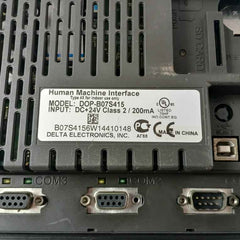 Delta Dop-b07S415 Hmi Operator Panel Dc+24V Class 2/ 200Ma