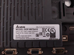 Delta Dop-b07S415 Touch Screen Dc+24V Class 2/200Ma