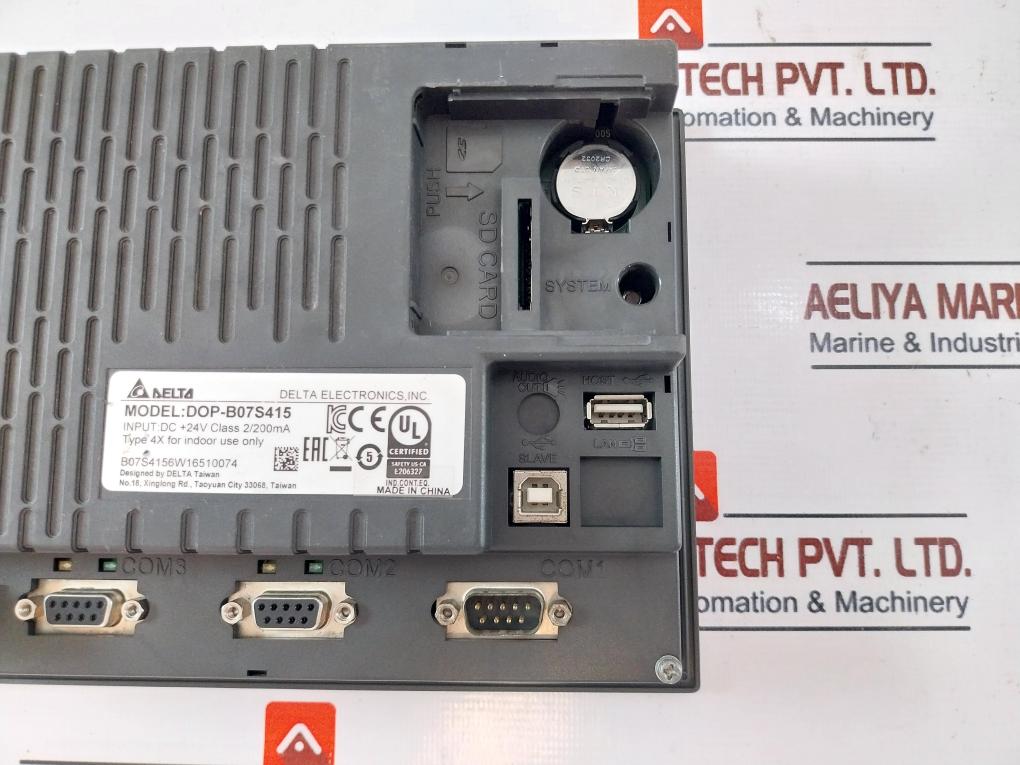 Delta Dop-b07S415 Touch Screen Dc+24V Class 2/200Ma