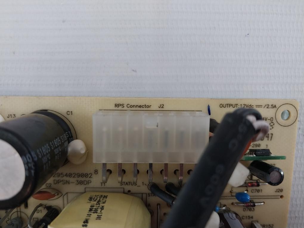 Delta Dpsn-30Dp Power Supply Rev: S2 100-240V / 0.75A 47-63Hz 12Vdc/2.5A