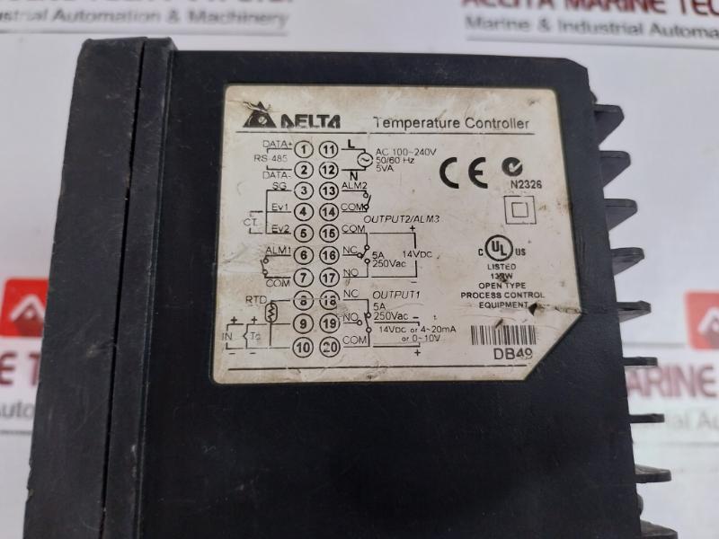 Delta Dtb9696Rr Temperature Controller Ac 50/60Hz, 5Va