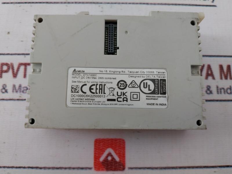 Delta Dtc1000C Temperature Controller E243710 Dc 24V Max. 24W Combined